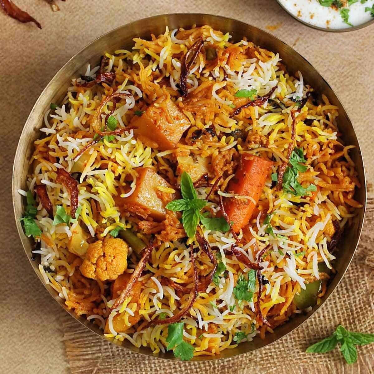 vegetable dum biryani 5