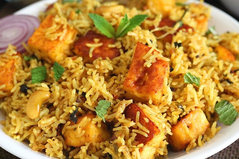 paneer biryani 1